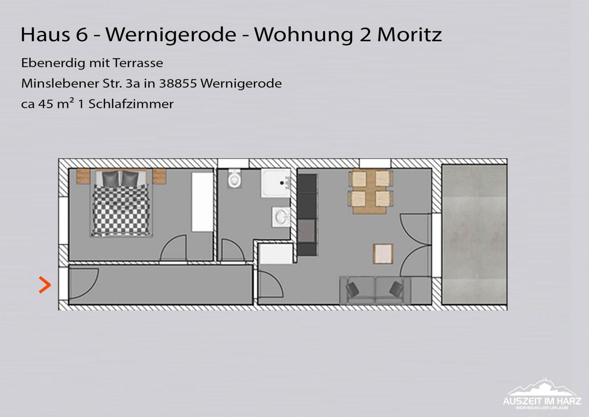 Auszeit-Im-Harz Haus 6 Wohnung 2 韦尼格罗德 外观 照片